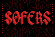 Sofers Vintage Blackletter Font, a Blackletter Font by dansdesign (Thumbnail 1 of 11)
