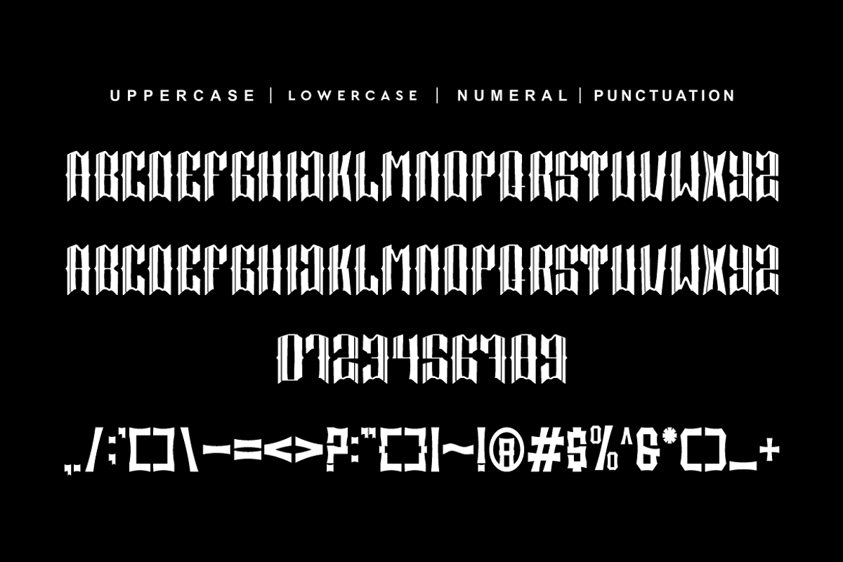 Black Purhel - Medieval Font, a Blackletter Font by QR Design Studio (Photo 5 of 6)