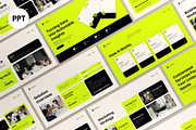 White Modern Data Analyst PPT, a Presentation Template by graphicook (Thumbnail 1 of 4)