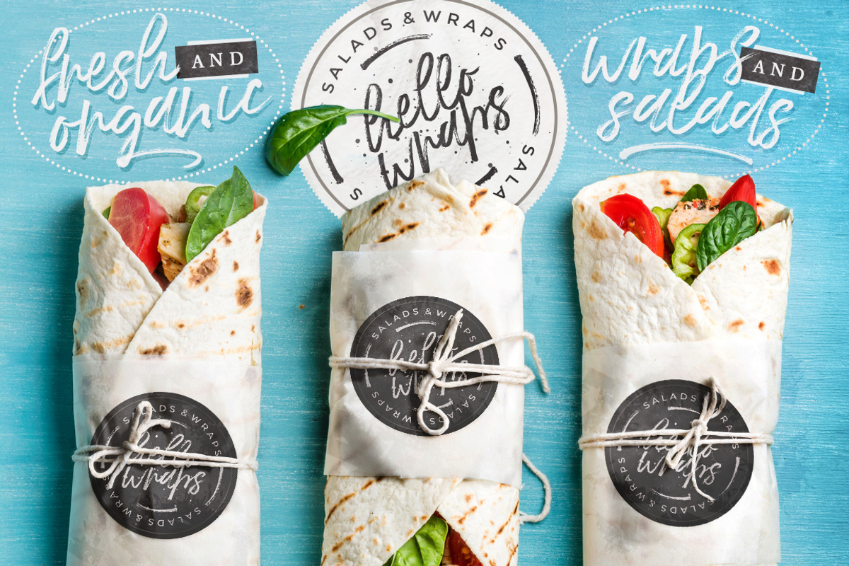Lush Blue Textured Brush Script Font preview 2