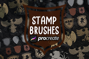 Medieval Symbol Heraldic Brush Stamp