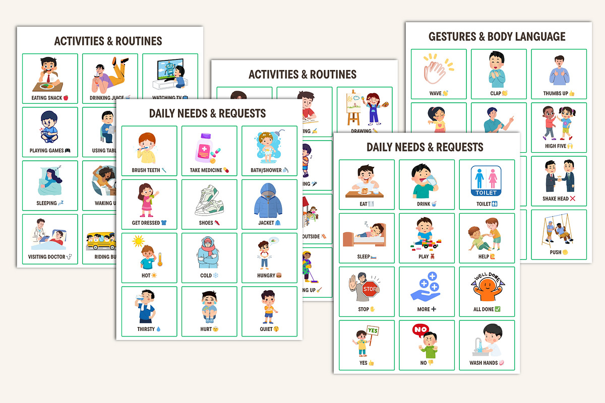 Non Verbal Communication Visual Cards preview 3