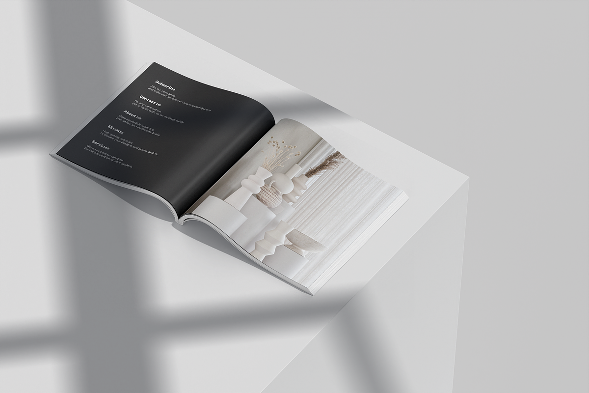 Square Magazine Mockup, a Books & Magazine Mockup by Mockupdaddy (Photo 3 of 10)