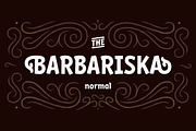 Barbariska Regular & Oblique, a Font by Russian Fonts (Thumbnail 1 of 9)