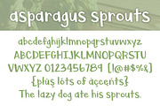 Asparagus Sprouts, a Script Font by Brittney Murphy Design (Thumbnail 2 of 3)