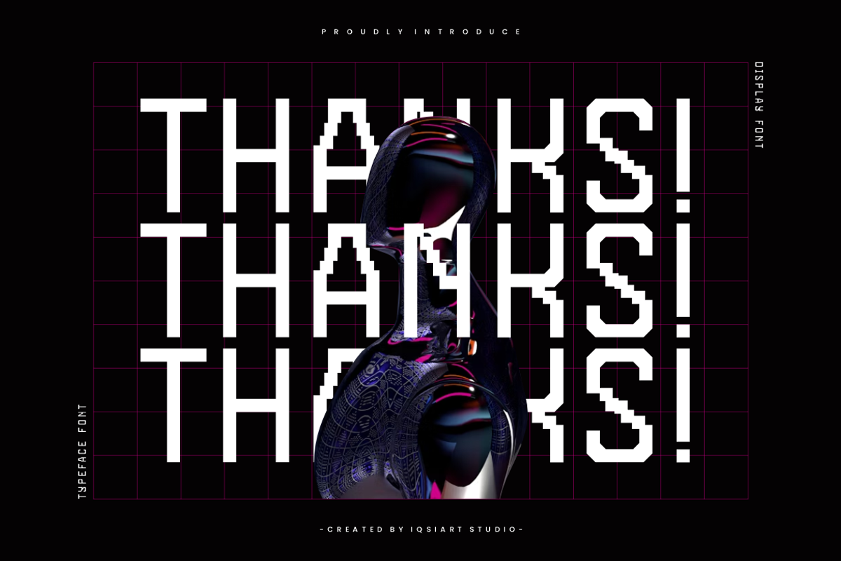 Nebvaro - Pixel Tech Font, a Sans Serif Font by Iqsiart Studio (Photo 6 of 6)