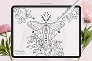 Procreate Delicate Blossom Stamps, a Brush Add-On by DiBrush Studio (Thumbnail 5 of 6)