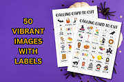 Printable Halloween Bingo Games, a Print Template by Adalin Shop (Thumbnail 2 of 6)