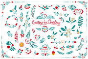 Christmas Cartoon Textured Drawings, a Decorative Illustration by Adiemus (Thumbnail 3 of 5)