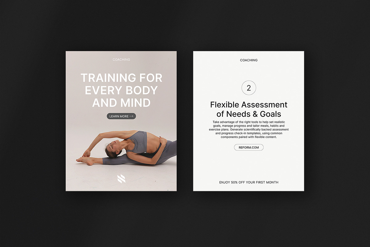 REFORM / Fitness Social Media Kit, a Social Media Template by Studio Dara (Photo 15 of 15)