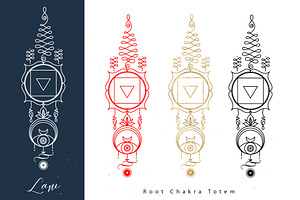 Chakras Totems. Pro