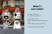 92+ Minimalist Fashion Bag Set, an Object Illustration by The Journey Atelier (Thumbnail 2 of 5)