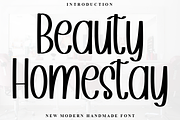 Beauty Homestay, a Sans Serif Font by FreshTypeINK (Thumbnail 1 of 8)