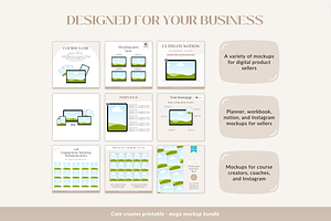 Digital Product Mockup Bundle Canva