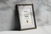 A4 Passe-partout Certificate Mock-up, an Advertising Mockup by zippypixelstudio (Thumbnail 5 of 13)