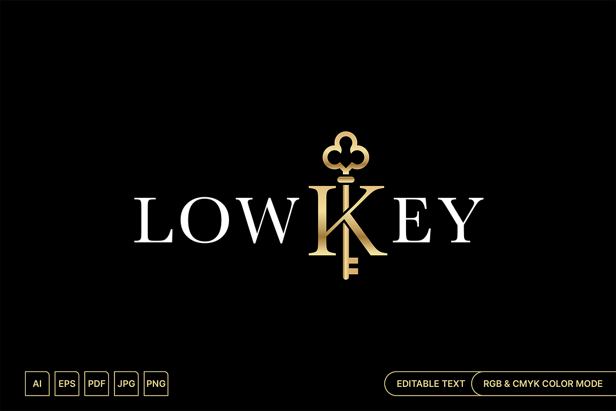 Elegant Gold Key Luxury Logo, a Branding & Logo Template by muhisya (Photo 1 of 3)