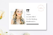 Beauty Thank You Card Template, a Card Template by Marham Labeling Co (Thumbnail 3 of 4)