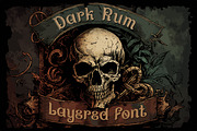 Dark rum vintage typeface plus bonus, a Font by Fractal fonts & graphics (Thumbnail 1 of 31)