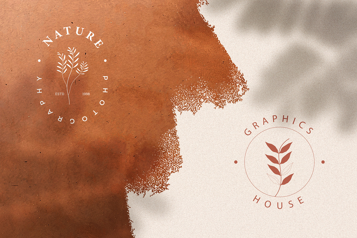 20 Floral Handmade Logo Templates, a Branding & Logo Template by AN Productions (Photo 8 of 8)