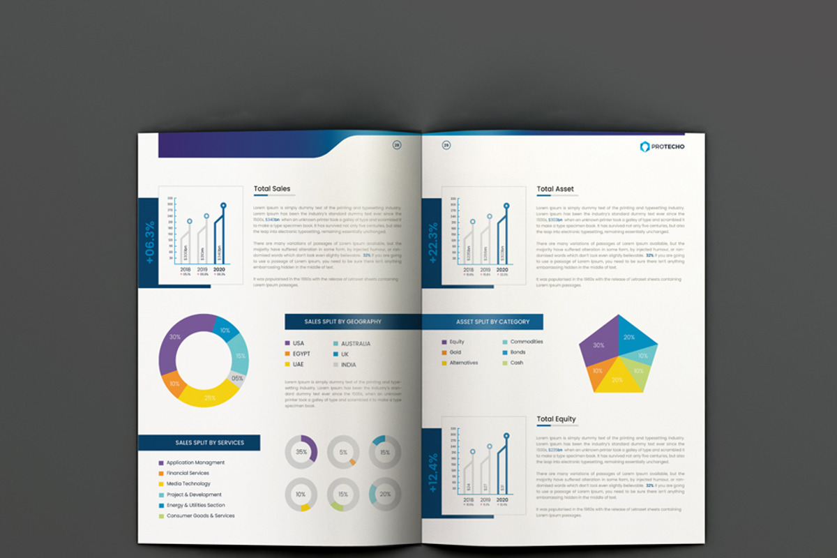 Annual Report, a Brochure Template by xnorpix (Photo 15 of 25)