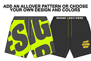 Basic Shorts Vector Flat Mockup, a Bottom Mockup by Infinity Mockups (Thumbnail 3 of 9)