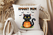 Spooky Mom Cat Halloween Mom Png, an Illustration by DreamCafeArt (Thumbnail 6 of 6)
