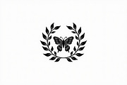 Butterfly Laurel Wreath Bundle, an Illustration by Designs_River (Thumbnail 3 of 7)