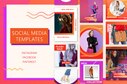 Bright Social Media Kit, a Social Media Template by Nassiie (Thumbnail 1 of 8)