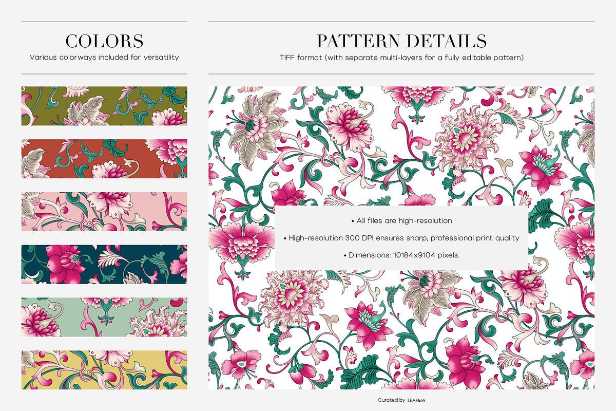 Classic Chinese Ornamental Patterns, a Pattern Graphic by LEAFure (Photo 2 of 10)
