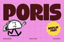 Poris - Modern Bold Display Font