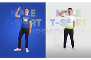 Male T-Shirt PSD Mockups Vol3, a Shirt Mockup by Hi, Mock-Up! (Thumbnail 8 of 10)