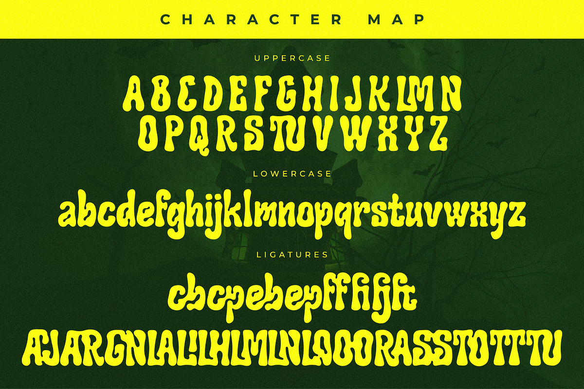 Foresto Creepy Halloween Font, a Sans Serif Font by Storytype Studio (Photo 12 of 15)