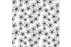 Vector floral hand drawn