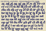 Engaging Realities - Ligature Font, a Serif Font by 177Studio (Thumbnail 7 of 8)