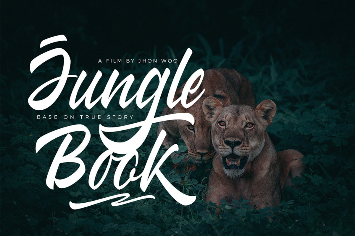 Wakanda Script Business Font preview 2