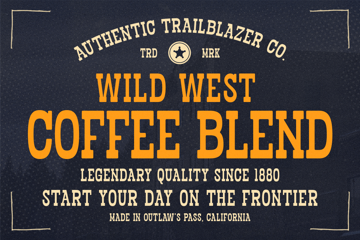 Oldridge – A Bold Western Vintage, a Slab Serif Font by roomspace creative lab (Photo 4 of 11)