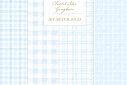Gingham Pastel Blue Pattern Frames, an Illustration by LABFcreations (Thumbnail 3 of 4)