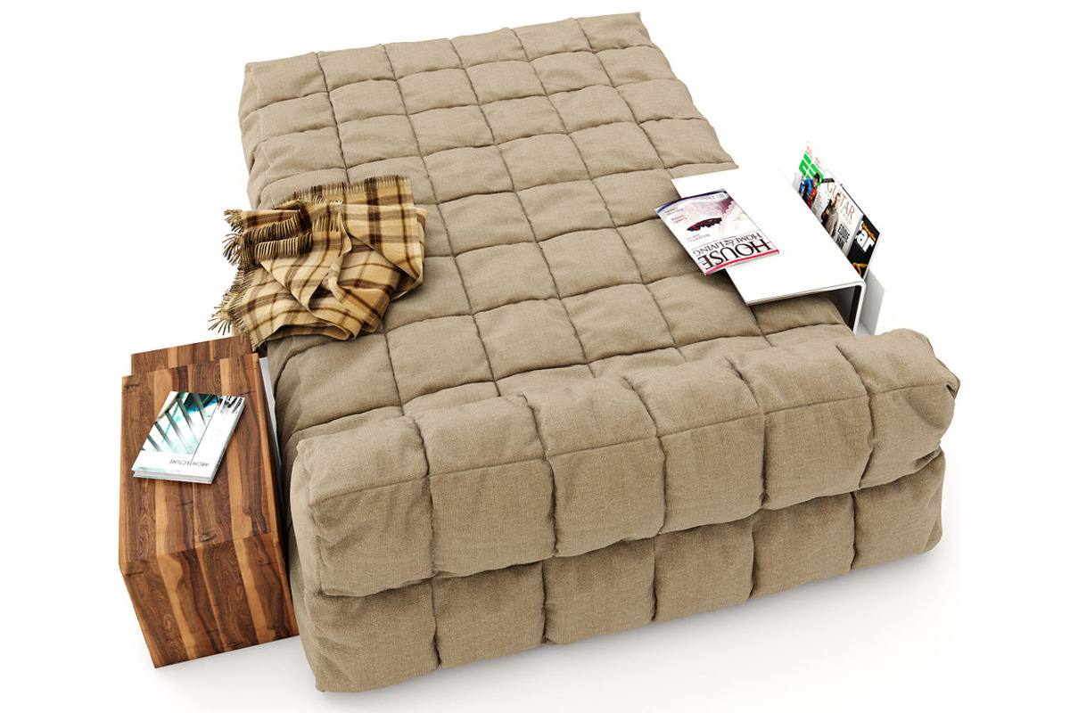Modern bed, a Furniture 3D Model by Yuri-U (Photo 2 of 5)