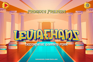 Leviathans - Decorative Gaming Font, a Font by Dhabee