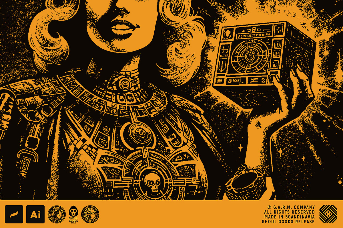 Grainmaker Brush Set (Illustrator), a Brush Add-On by G.A.R.M. Company (Photo 6 of 6)