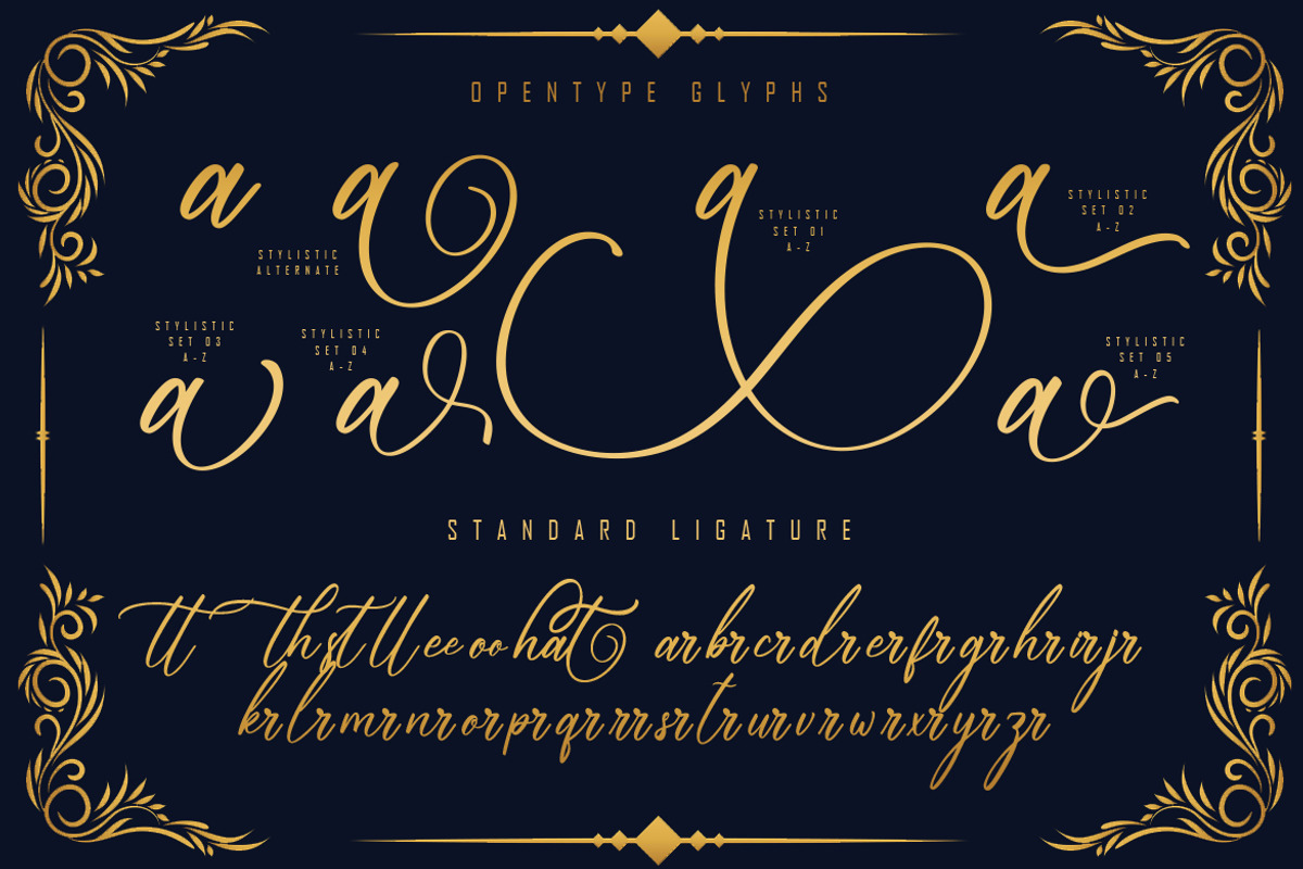 Fallinghat An Elegant Script, a Script Font by skiiller studio (Photo 7 of 8)