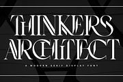 Thinkers Architect - Elegant Font, a Serif Font by 177Studio (Thumbnail 1 of 8)