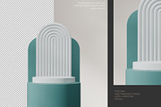 5 Podium with Transparent Background, a Background Graphic by faustudio (Thumbnail 5 of 7)