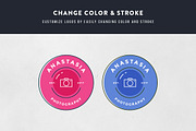 10 Circular Photography Logos/Badges, a Branding & Logo Template by WellMadePixel (Thumbnail 4 of 5)