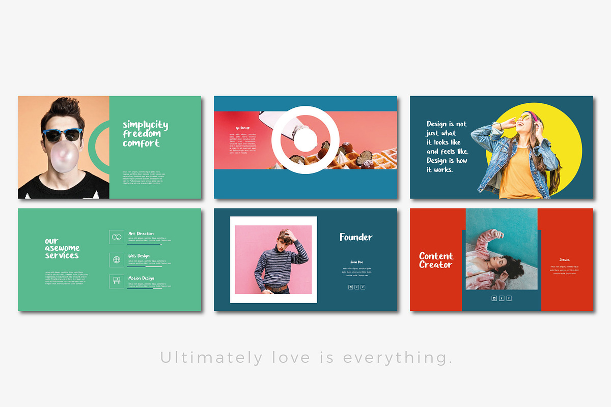 Pastel - Powerpoint Template, a Presentation Template by Collaborg Studio (Photo 4 of 6)