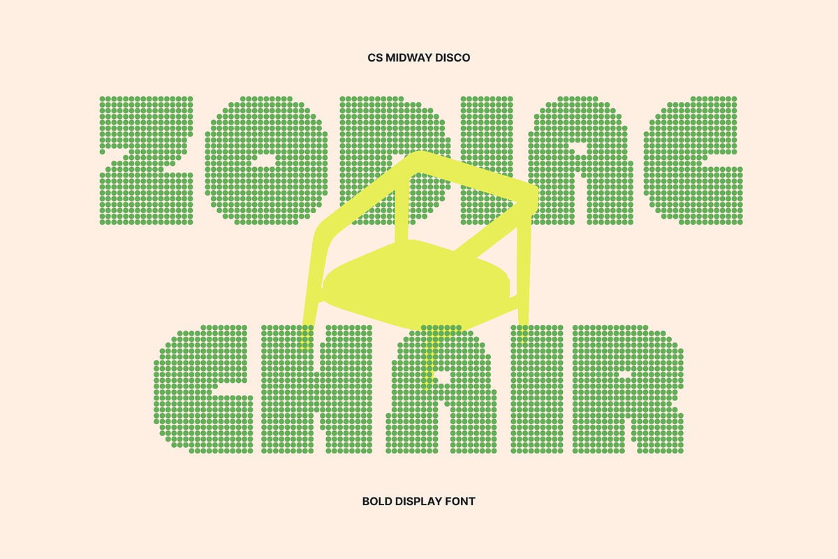 CS Midway Disco, a Sans Serif Font by Craft Supply Co. (Photo 2 of 8)