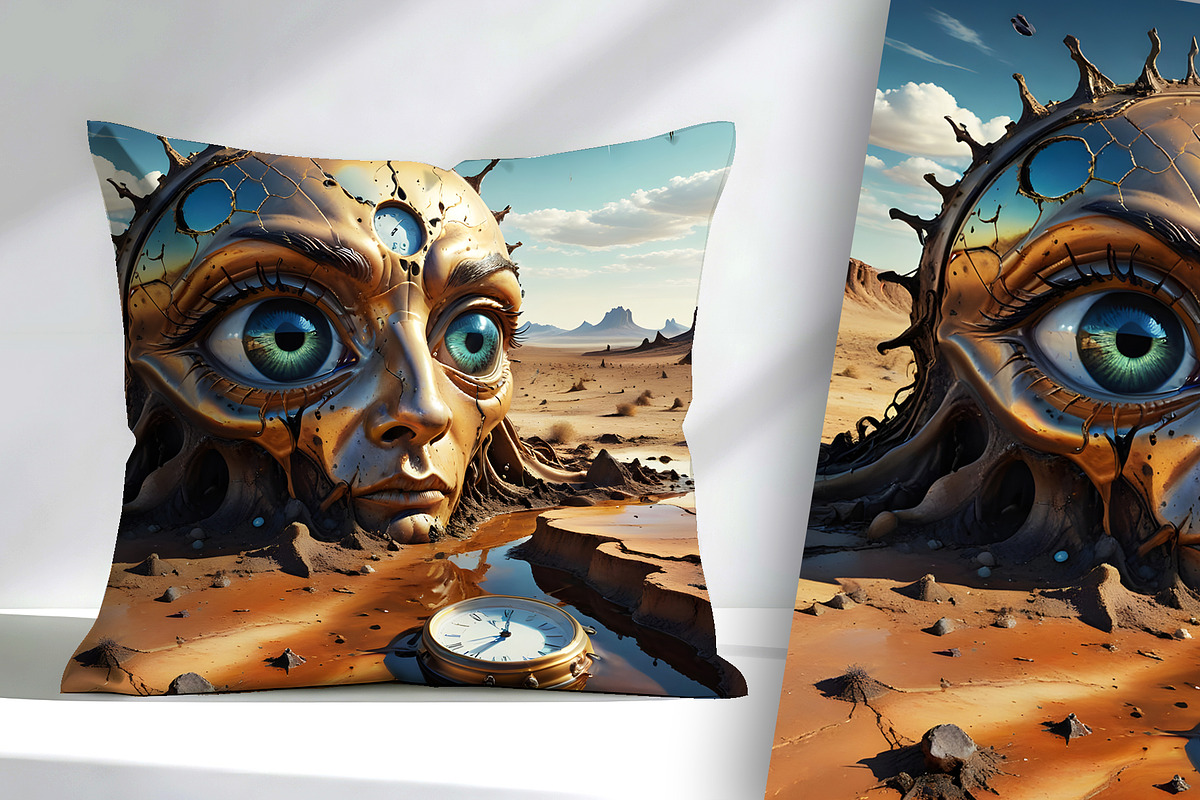 Alien in the Desert, a Person Illustration by Sharon Schwalbe (Photo 4 of 4)