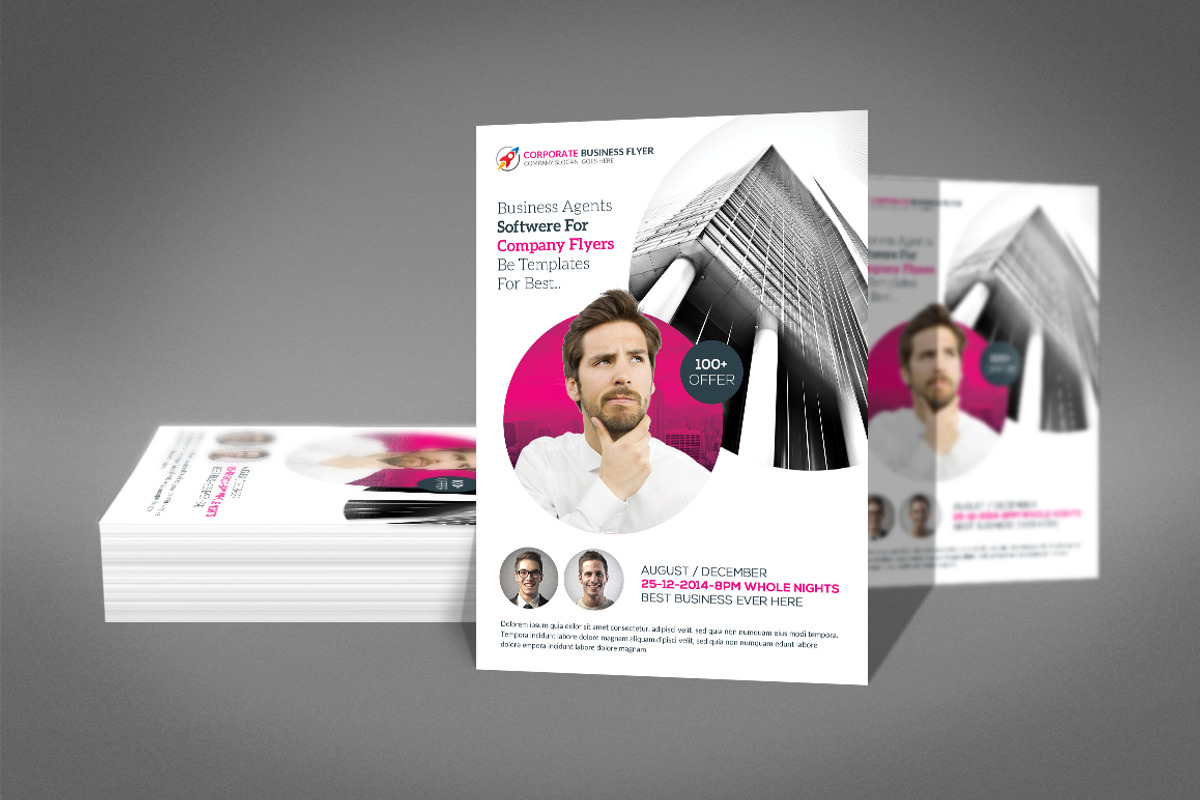Corporate Business Flyer Template, a Flyer Template by Graphic Templates (Photo 2 of 4)