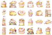 Watercolor Fast Food Clipart Bundle, an Illustration by Sublimation Artist (Thumbnail 2 of 6)