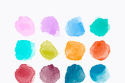 Big set watercolor vector stains, a Texture Graphic by Ibrin's Shop (Thumbnail 2 of 14)
